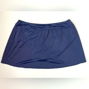 Women’s Skort Swim Bottoms Navy Blue Size 22W #219